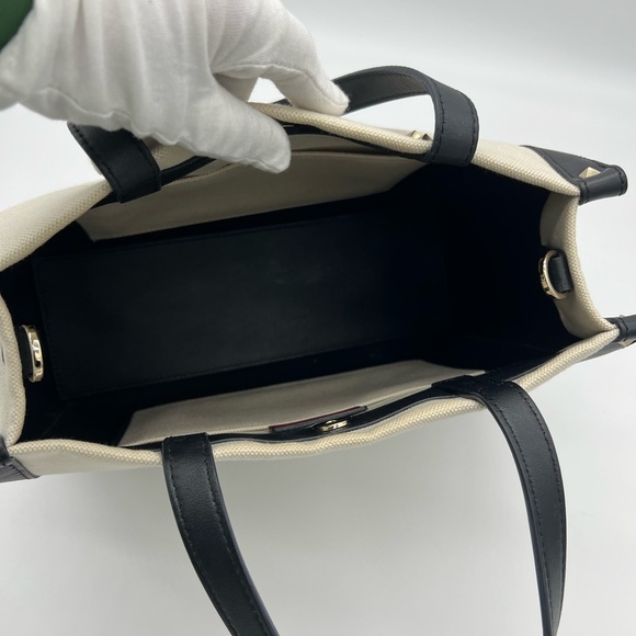 Authentic Valentino Garavani mini VLTN print Canvas tote - Picture 14 of 15